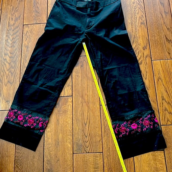 Vintage Rampage Black Cropped Pants - Picture 1 of 8